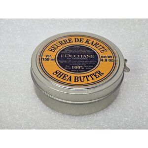 L'Occitane 100% Pure Shea Butter 150ml 4.9 oz Tin Made In France